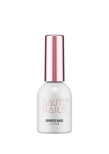 Saute Nails Baza hybrydowa Express Base Clear 8 ml - bezbarwna TPO & HEMA Free