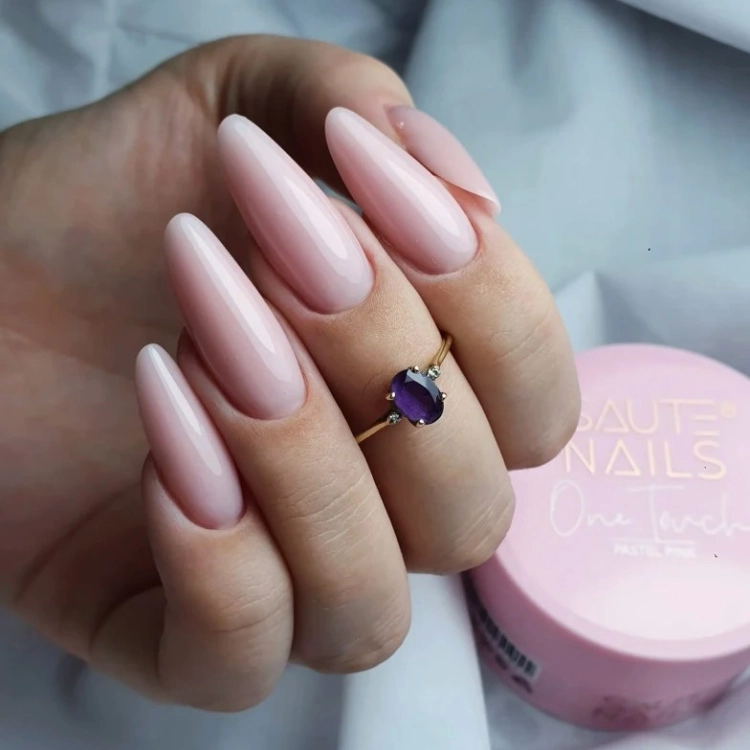 Saute Nails Żel budujący One Touch Pastel Pink 30 g - pastelowy róż