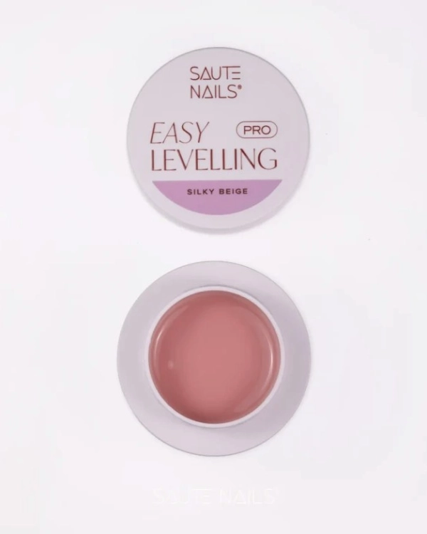 Saute Nails Żel budujący Easy Levelling PRO Silky Beige 30 g - chłodny beż