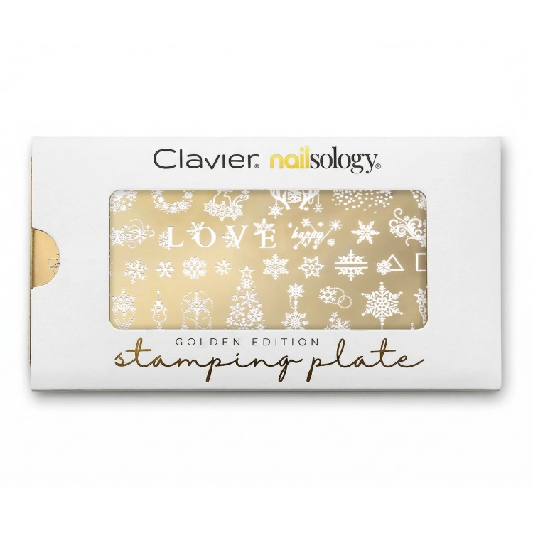 Clavier Blaszka Złota do stempli Winter Wonderland (01/M) — opakowanie Golden Edition