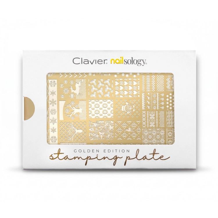Clavier Blaszka Złota do stempli Winter Wonderland (03/L) — opakowanie Golden Edition