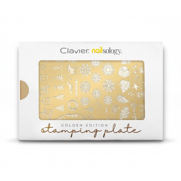 Clavier Blaszka Złota do stempli Winter Wonderland (07/L) — opakowanie Golden Edition