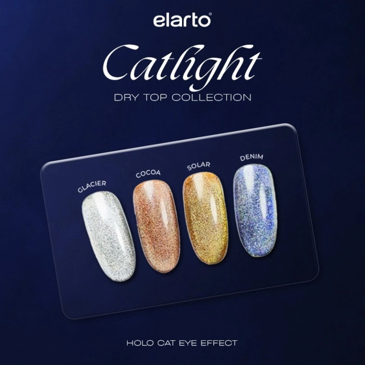 Elarto Top hybrydowy Dry Top Catlight Solar 7ml — seria Dry Top Catlight