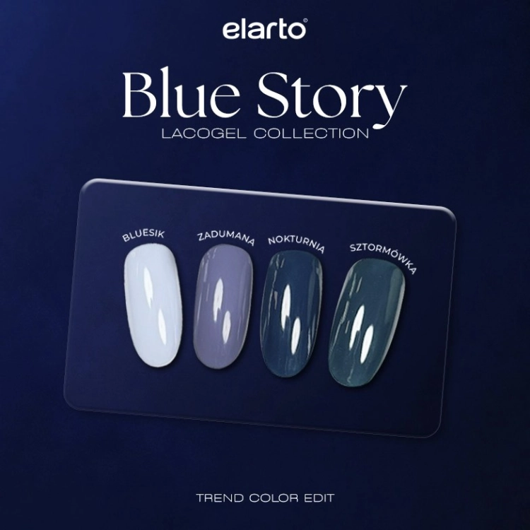 Elarto Lakier hybrydowy Lacogel 982 Sztormówka 7ml — kolekcja Blue Story