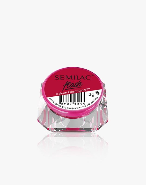SEMILAC® Flash Neon Effect Red 677