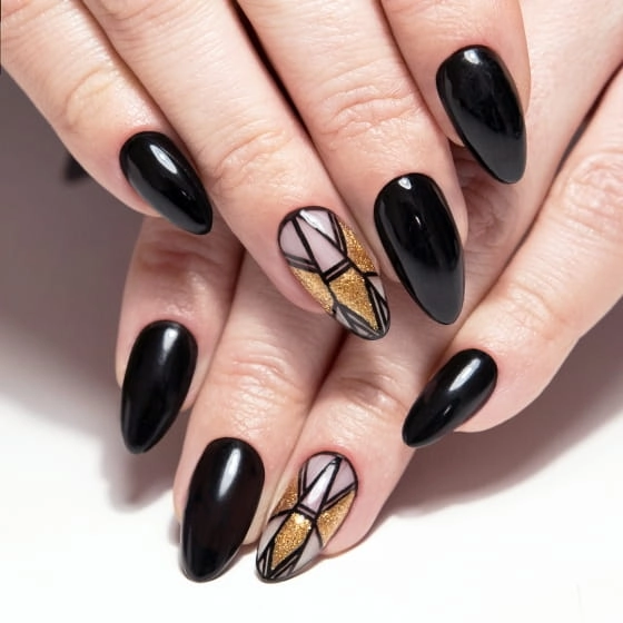 SEMILAC®  Lakier hybrydowy Semilac 031 Black Diamond - 7 ml