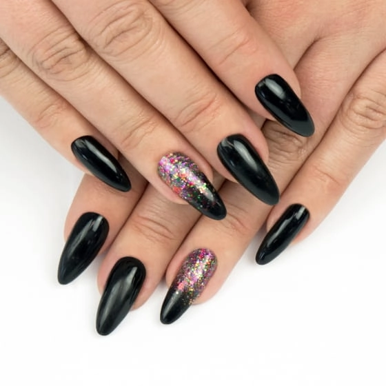 SEMILAC®  Lakier hybrydowy Semilac 031 Black Diamond - 7 ml