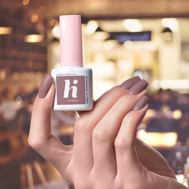 Lakier hybrydowy hi hybrid 5 ml Marble Beige #411