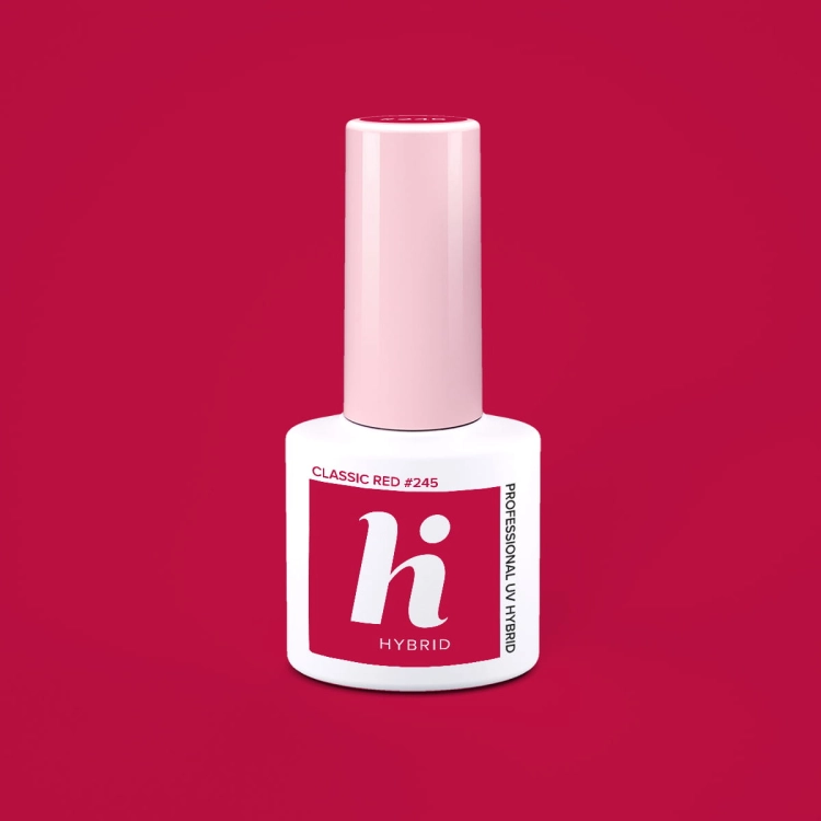 Lakier hybrydowy hi hybrid 5 ml Classic Red #245