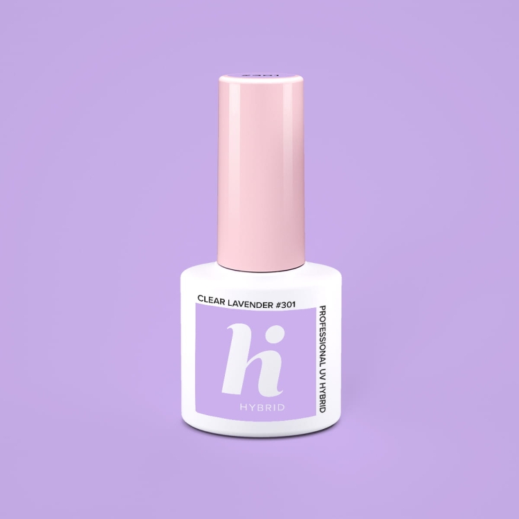Lakier hybrydowy hi hybrid 5 ml  Clear Lavender #301