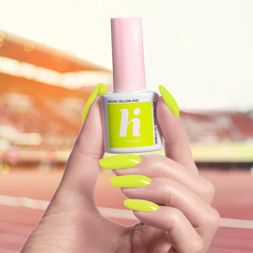 Lakier hybrydowy hi hybrid 5 ml  Neon Yellow #121