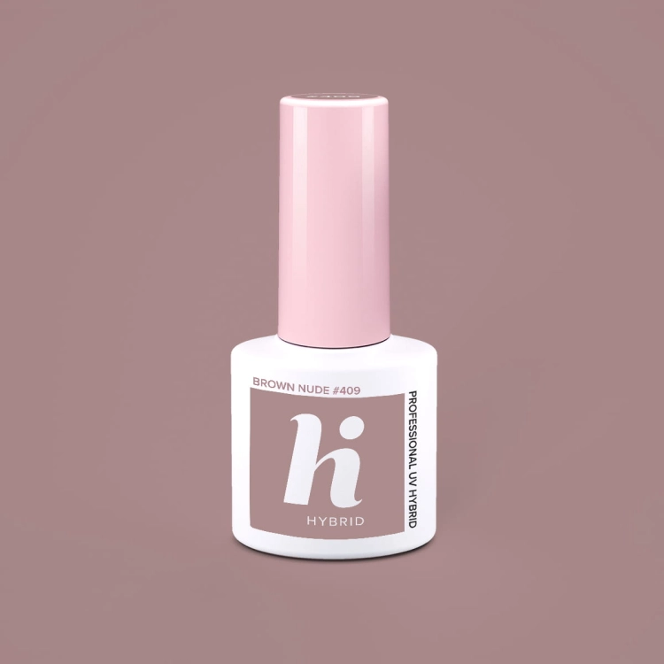 Lakier hybrydowy hi hybrid 5 ml Brown Nude #409