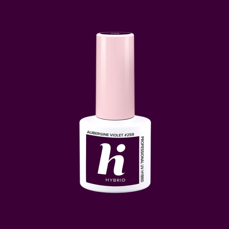 Lakier hybrydowy hi hybrid 5 ml Aubergine Violet #259