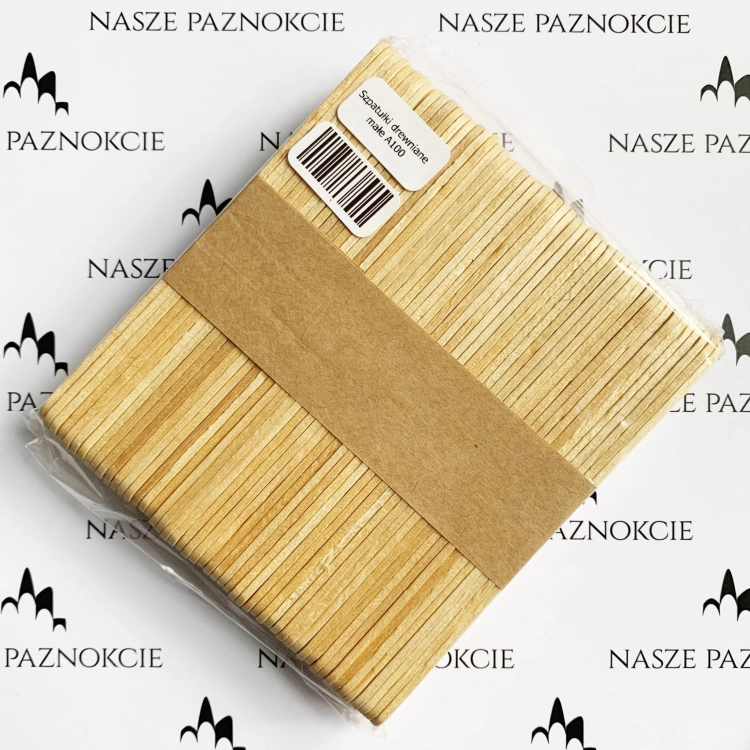 Szpatułki drewniane, małe, laryngologiczne, niesterylne 100szt