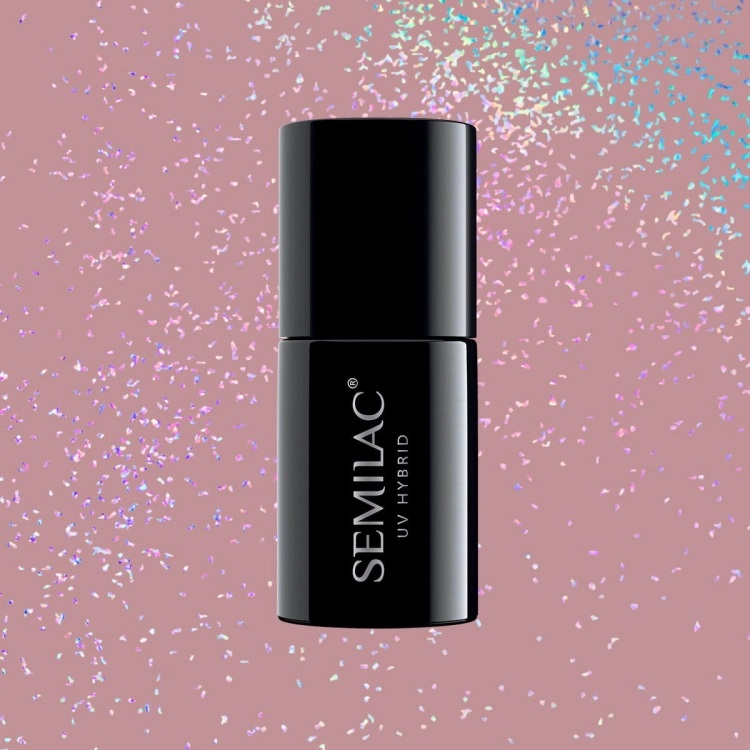 SEMILAC® 320 Lakier hybrydowy UV Hybrid Semilac Shimmer Dust Beige 7ml