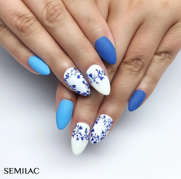 SEMILAC®  Lakier hybrydowy Semilac 084 Denim Blue - 7 ml