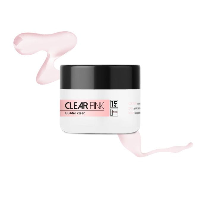 Simple Shape Builder Gel Clear Pink 15g 2023/15