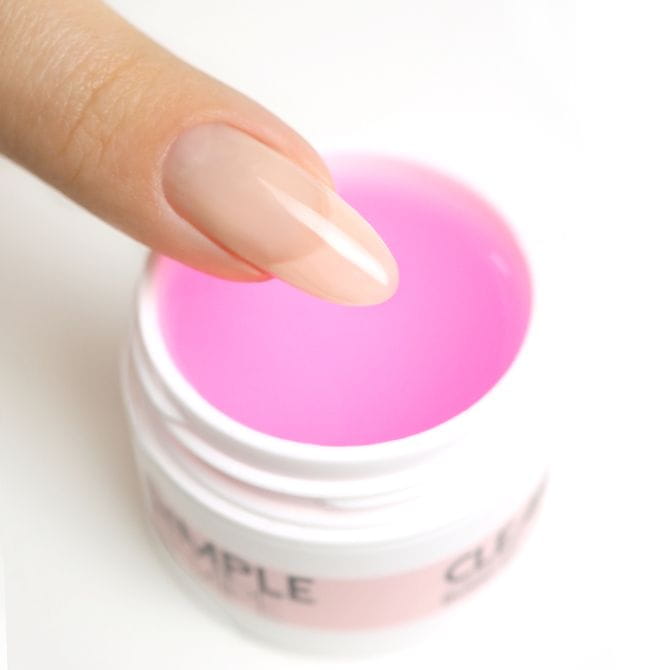 Simple Shape Builder Gel Clear Pink 50g 2023/50