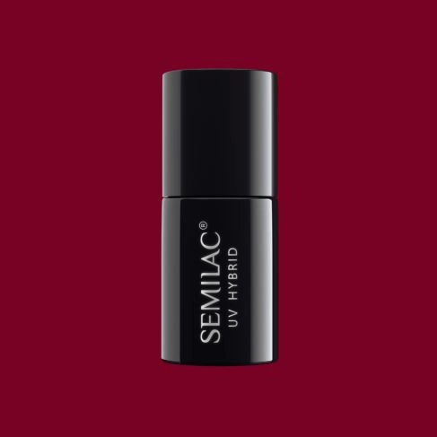 SEMILAC®  Lakier hybrydowy Semilac 071 Deep Red - 7 ml