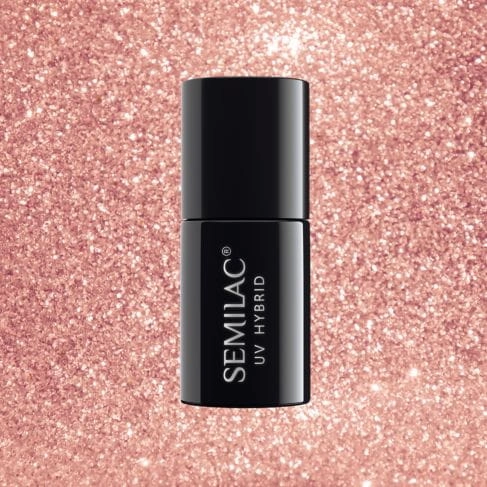 SEMILAC®  Lakier hybrydowy Semilac 094 Pink Gold - 7 ml