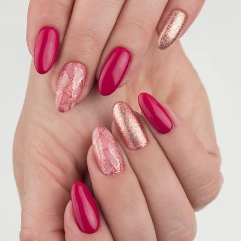 SEMILAC®  Lakier hybrydowy Semilac 094 Pink Gold - 7 ml