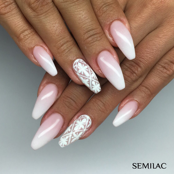 SEMILAC®  Lakier hybrydowy Semilac 002 Delicate French - TRANSPARENTNY - 7 ml