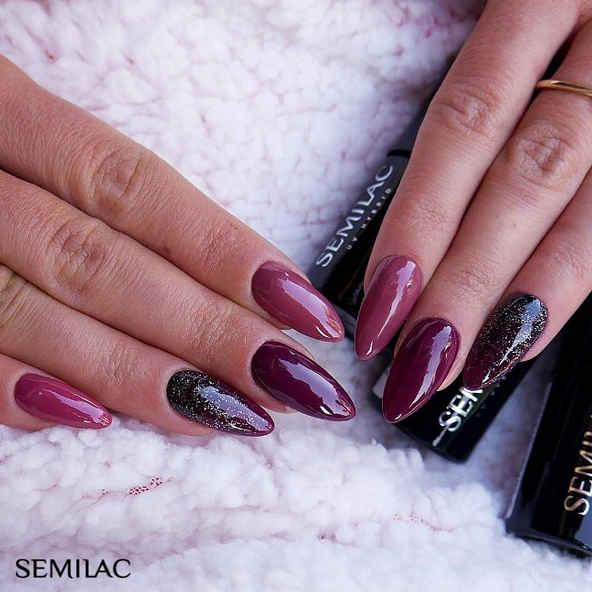 SEMILAC®  Lakier hybrydowy Semilac 083 Burgund Wine - 7 ml