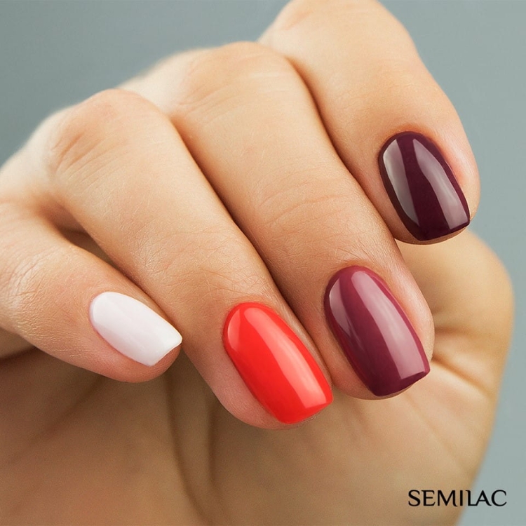 SEMILAC®  Lakier hybrydowy Semilac 005 Berry Nude - 7 ml