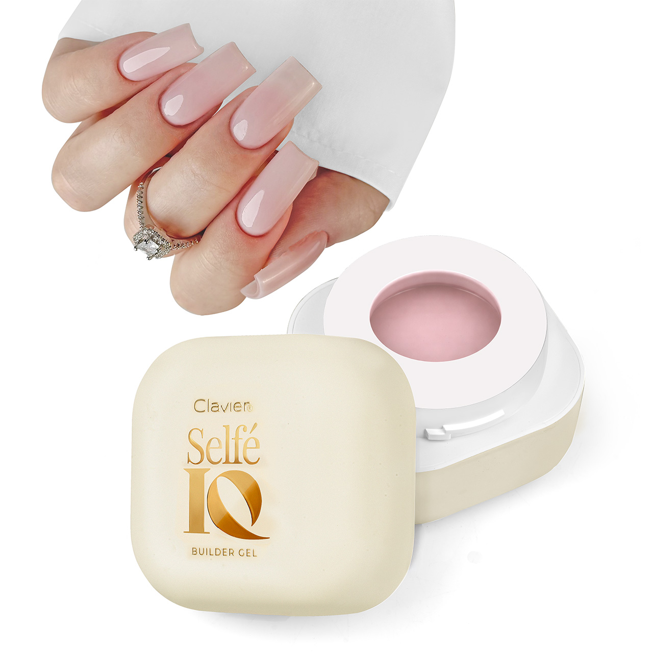 Clavier Selfe IQ Gel Iconic Pink 01 50g – samopoziomujący żel budujący