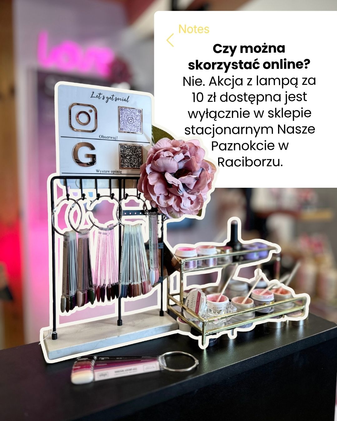 Promocja z lampą za 10 zł tylko stacjonarnie Nasze Paznokcie Racibórz